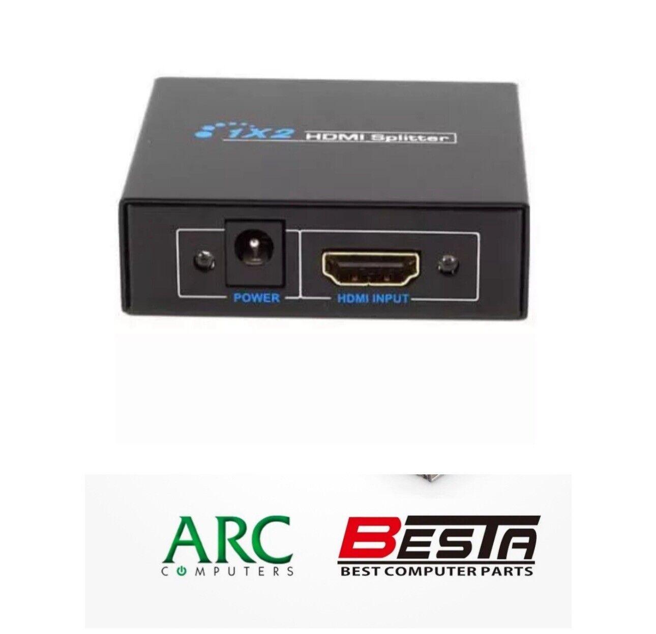 1x2 Ports 1.4 HD 1080P HDMI Splitter 1.4 3D Switch Switcher adapter For HDTV PS3 - BESTA